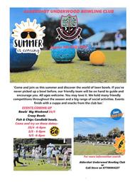 Bowls Big Weekend 24th May
